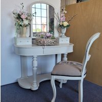 Spiegelkommode Schminktisch Schminkkommode Vintage Shabby Cremweiß Spiegelkommode Schminktisch Schminkkommode Vintage Shabby Cremweiß von shabbyantik