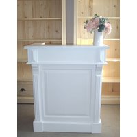 Theke Bar Ladentheke Ladeneinrichtung Verkaufstheke 90cm Massivholz Weiß Theke Bar Ladentheke Ladeneinrichtung Verkaufstheke 90cm Massivholz Weiß von shabbyantik