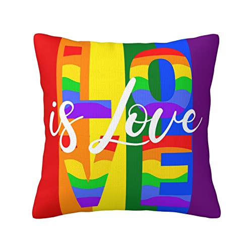 Kopfkissenbezug 45X45Cm Pride Month LGBTQ Gay Pride Verbündeter Druck Zierkissen Reißverschluss Kissenbezug Bedruckt Throw Kissenbezüge Für Cafe, Sofa, Auto von shanxinanuozhengshangmaoyouxiangongsi