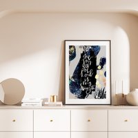 Ermutigender Bibelvers-Druck, Die Freude Des Herrn Ist Meine Stärke, Christlicher Kunstdruck, Christliche Wandkunst, Schriftdruck, Geschenke von sharmilajoy