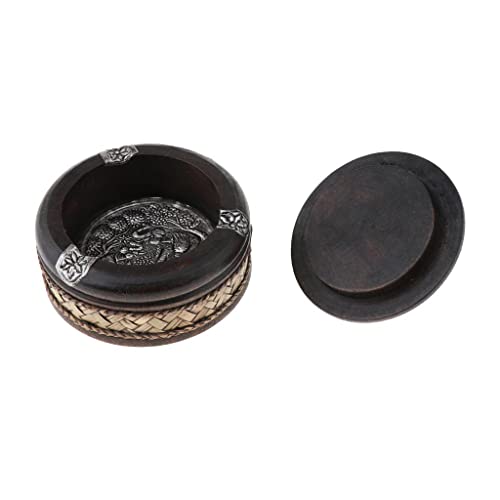 sharprepublic Aschenbecher - Zigarren - Zigarrenascher - Outdoor mit Deckel, Elefant Muster - S von sharprepublic