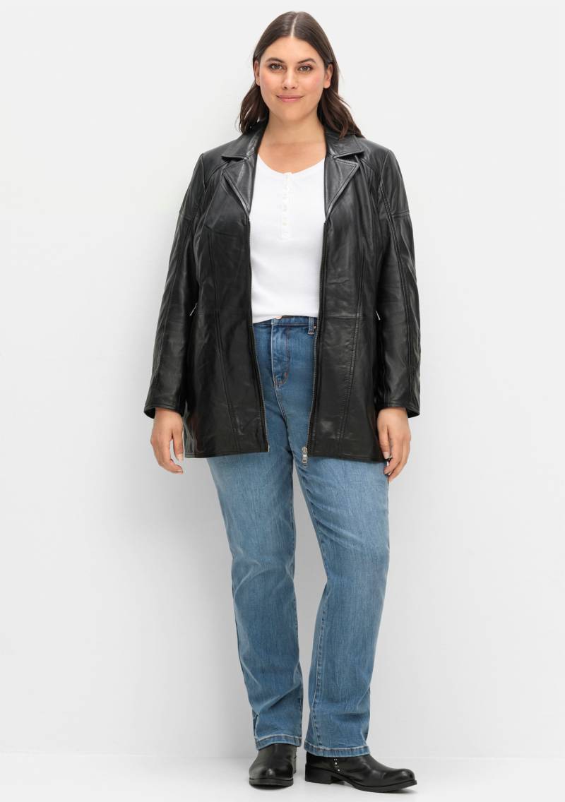 Lederjacke Lederjacke von sheego