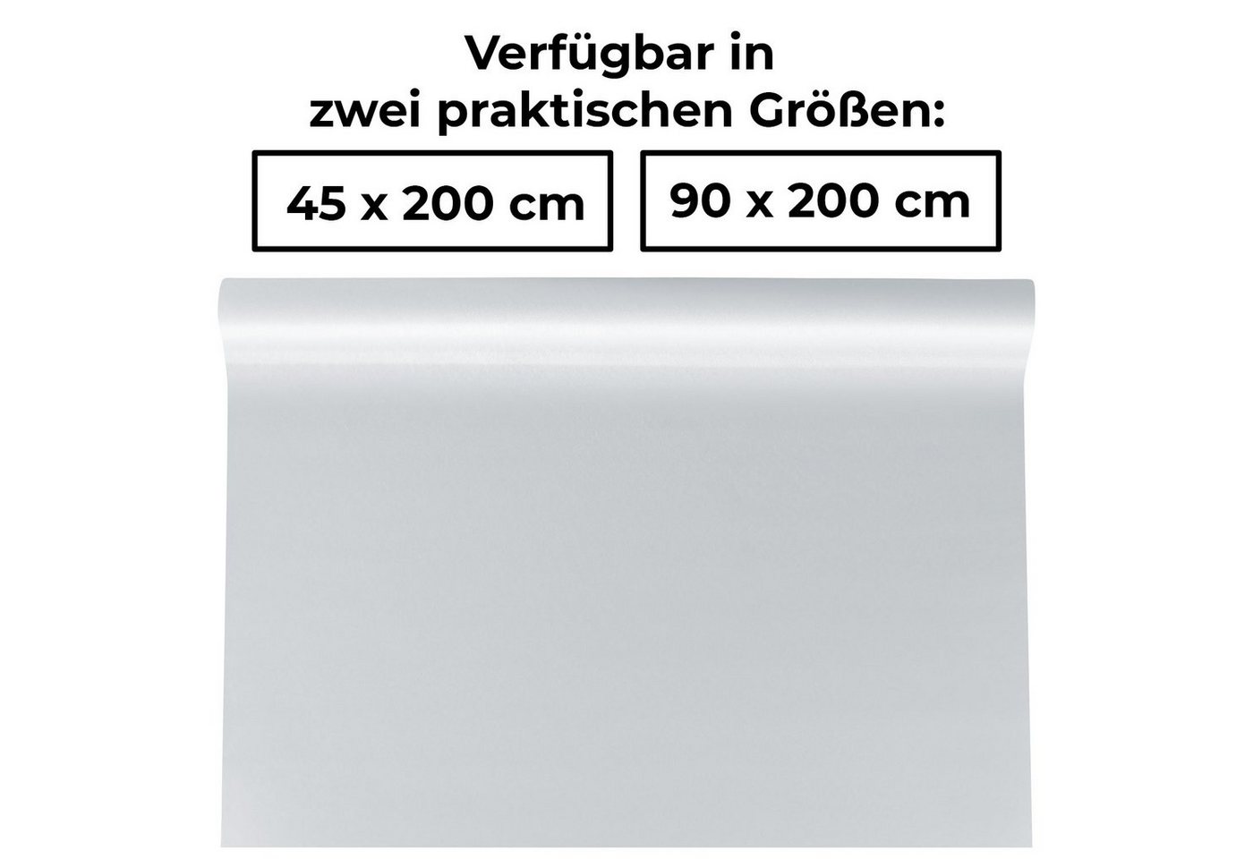 Fensterfolie 1PLUS Fensterfolie Milchglasfolie (grob), SELBSTKLEBEND, statisch haftend, Sichtschutzfolie Blickschutzfolie für Fenster, Tür, Glas-Trennwand für Küche Bad und Büro, shelfmade von shelfmade