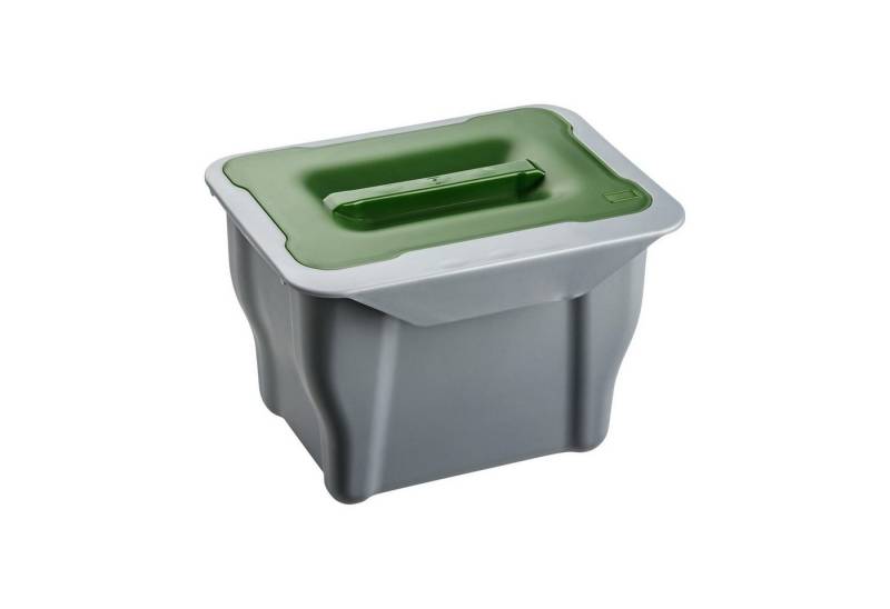 shelfmade Biomülleimer Bio- Abfalleimer Mülleimer mit Deckel 5l zum Einhängen aus Kunststoff von shelfmade