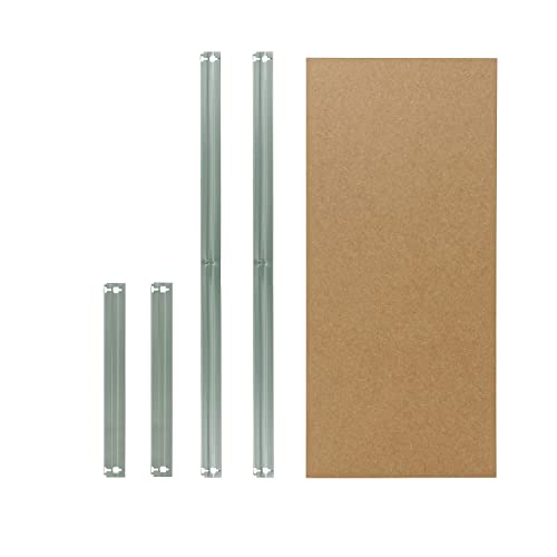 shelfplaza® Home 60x40cm Fachboden-Set komplett für Steckregale in grün/HDF-Fachboden/zusätzliche Fachböden für Schwerlastregale von shelfplaza