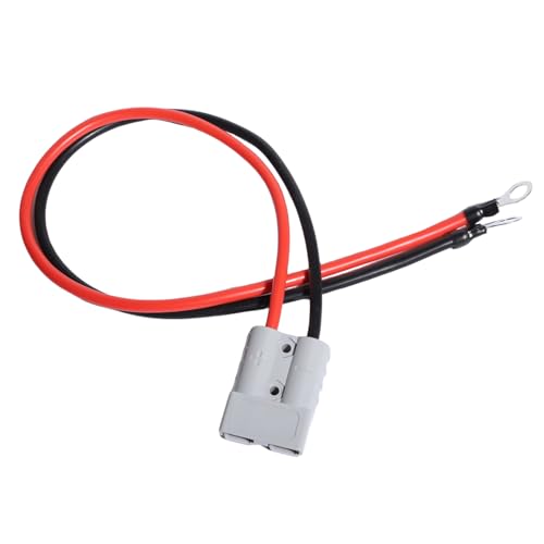 Shengbowi Anderson Plug Connection Cable 50A Battery Quick Connector Jumper Cable Connector 10AWG Cable Trailer Winch Quick Connection Cable with Copper Ring (50CM) von shengbowi