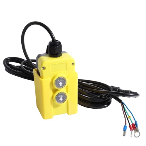 Shengbowi robust Kran Hängesteuerungsschalterkasten aus ABS für diverse Hebeanwendungen mit zuverlässiger Fernbedienung und einfachen Drucktasten für Kippanhänger Hydraulikpumpe Shengbowi robust Kran Hängesteuerungsschalterkasten aus ABS für diverse Hebeanwendungen mit zuverlässiger Fernbedienung und einfachen Drucktasten für Kippanhänger Hydraulikpumpe von shengbowi