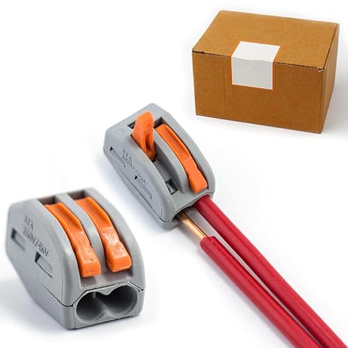 shengbowi Connectors Clamps Electric Terminals with Actuation Lever 0.08-4 mm² Clamp Connection Can Combined Freely Fixed Cable 2 Conductors 100pcs shengbowi Connectors Clamps Electric Terminals with Actuation Lever 0.08-4 mm² Clamp Connection Can Combined Freely Fixed Cable 2 Conductors 100pcs von shengbowi