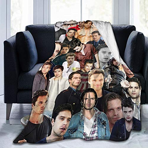 shenguang Decken Sebastian Stan Weiche und Bequeme Bettdecken Bettwäsche Micro-Pile Wolldecken Raumdekoration Teppiche Wohnzimmer Sofas Überwurfdecken von shenguang