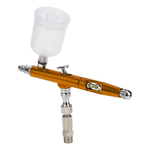 0,3 Mm Malerei Airbrush Pistole Mini Set Tail Externe Einstellung DIY Spray Tool 20CC/40CC (Gold) von shenruifa