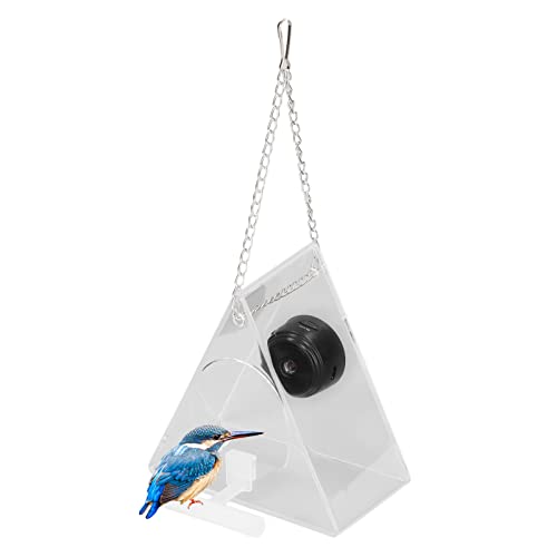 Shenruifa Intelligente Vogelfutterstation mit Kamera, Abnehmbarer Nachtfernanschluss, Hängende Vogelfutterstation mit 720HD-Kamera von shenruifa