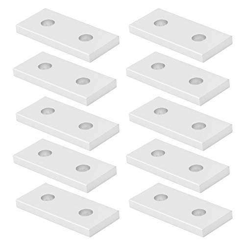 shenruifa 10pcs Verbindungsplatte Aluminium Flachverbindungsverstärkung Vertikales Verbindungsinstrument (2020) von shenruifa