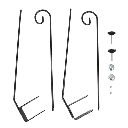 shenruifa 2pcs Verlängerte Zaundeckschiene Haken Hochleistungsvogel -Feeder -Haken für Vogelfuttermittel Pflanzer Laternen Wind Glockenspiele shenruifa 2pcs Verlängerte Zaundeckschiene Haken Hochleistungsvogel -Feeder -Haken für Vogelfuttermittel Pflanzer Laternen Wind Glockenspiele von shenruifa