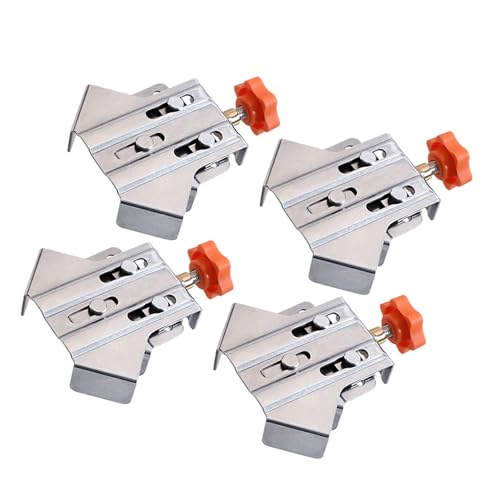 shenruifa 4PCS Offene Rechte Winkel Klemme 90 Grad Fixierer Edelstahl Holz Bearbeitung Ecke für Foto Rahmen von shenruifa