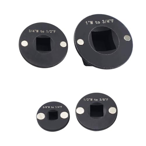 shenruifa 4pcs Low -Profile -Socket -Adapter -Set, 1 Zoll Bis 3/4in 3/4in Bis 1/2in 1/2in Bis 3/8in 3/8in Bis 1/4in -Antriebsreduzierungsreduzierender Adapter -Socket -Set von shenruifa