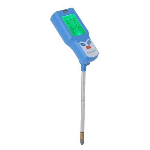 shenruifa 6 In 1 -Digital -Tester, PH -Temperatur Sonneneinstrahlung Intensität Feuchtigkeit Fruchtbarkeits -Bodentestmesser mit LCD -Display für Gartenfarm Rasenpflege von shenruifa