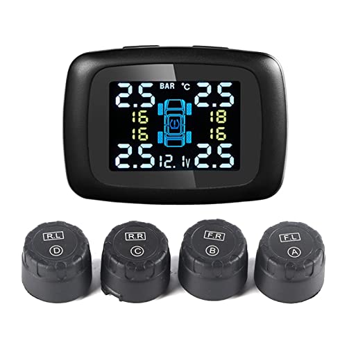 Auto TPMS Reifendruckkontrollsystem Zigarettenanzünder mit 4 Externen Sensoren von shenruifa