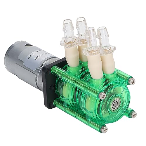 shenruifa Doppelkopf Peristaltische Pumpe Gelbe Schlauch Große Strömungspumpe 700 Ml Min (DC12V) von shenruifa