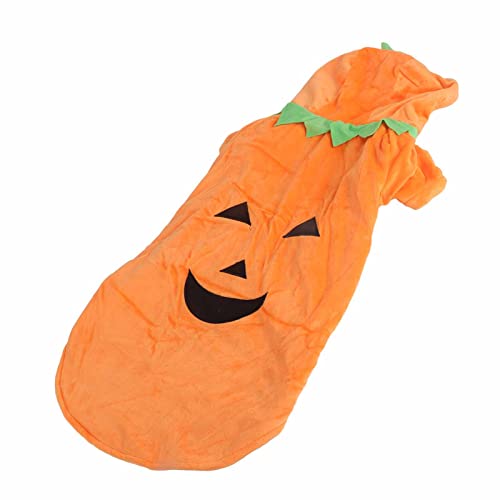 shenruifa Halloween Kürbishundkleidung süß Warmes Kostüm für Mittelgroßen Großen Hunden Winter Winter (4XL) von shenruifa