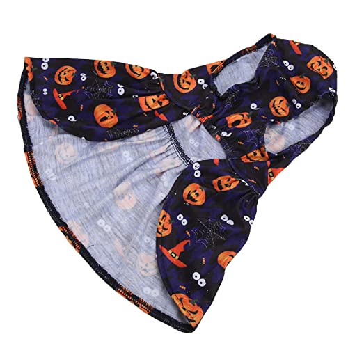 shenruifa Haustier -Halloween -Rock Süße Weiche Bequeme Dehnbare Modische Welpenkleidung für Kleine Hunde (L) von shenruifa