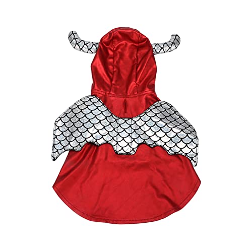 shenruifa Haustier Kostüm, Bequeme Weiche und Atmungsaktive Hund Halloween Weihnachten Cosplay Kostüm (L) von shenruifa