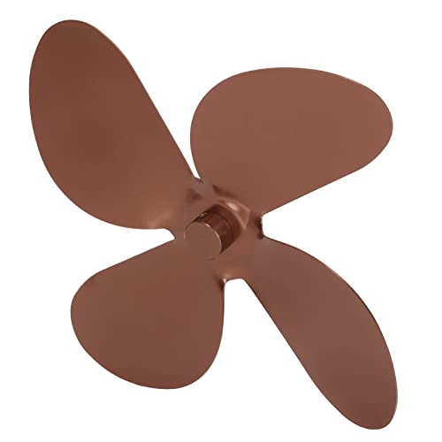 shenruifa Herd Lüfter Aluminiumlegierung 4 Blades Set Kit mit Sechskantschlüsselschraube Zum Ersatz (Bronze) von shenruifa