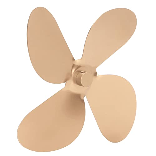 shenruifa Herd Lüfter Aluminiumlegierung 4 Blades Set Kit mit Sechskantschlüsselschraube Zum Ersatz (Gold) von shenruifa