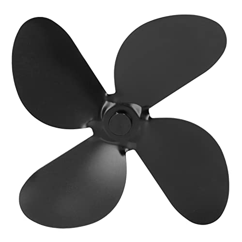 shenruifa Herd Lüfter Aluminiumlegierung 4 Blades Set Kit mit Sechskantschlüsselschraube Zum Ersatz (Schwarz) von shenruifa