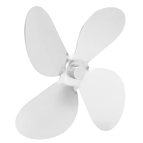 shenruifa Herd Lüfter Aluminiumlegierung 4 Blades Set Kit mit Sechskantschlüsselschraube Zum Ersatz (Silber) von shenruifa