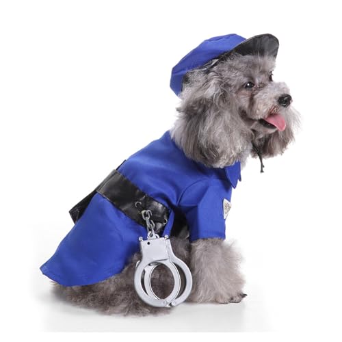shenruifa Hunde Cosplay -Outfit Atmungsaktivem Welpe Teddy Funny Costum für Weihnachten Halloween Party (S) von shenruifa