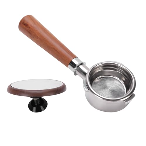 shenruifa Kaffee Portafilter Fit für Petrus 58 Mm Universell Bodenloser 3 Ohren Kaffee -Portafilter mit Doppelbecher -Portafilter -Filterkorb von shenruifa