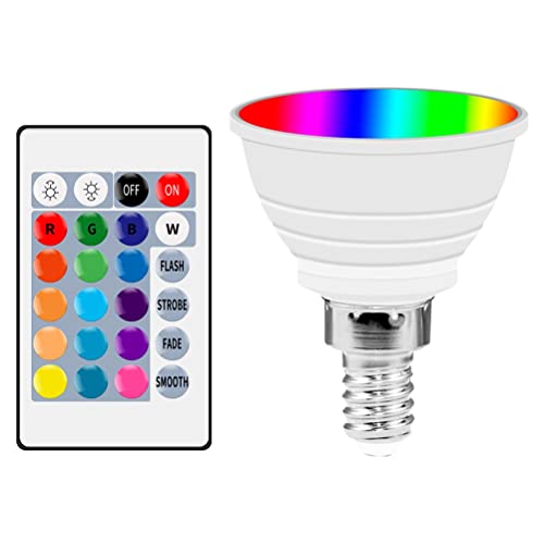 shenruifa LED Glühbirnen RGB Light Cup 16 Farbwechsel E14 Smart Spotlight Glühbirne mit Fernbedienung von shenruifa