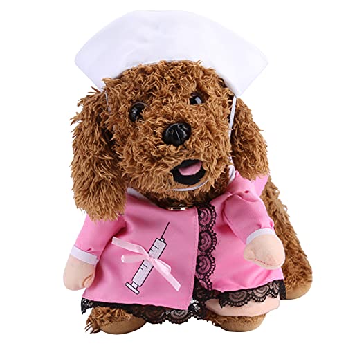 shenruifa Lustige Haustierpapler Hunde Katzen -Outfit Cosplay Krankenschwester Kleidung Halloween Weihnachtsfeier Kostüm (Typ 2) von shenruifa