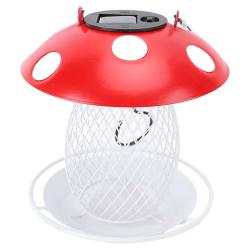 shenruifa Pilz Metall Vogel Feeder Eisen Niedliches Solar Licht Im Freien Hängende Vogel Fütterer für Hof Garten Balkon shenruifa Pilz Metall Vogel Feeder Eisen Niedliches Solar Licht Im Freien Hängende Vogel Fütterer für Hof Garten Balkon von shenruifa