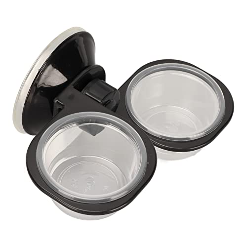 shenruifa Reptilienfutter-Wasser-Futternapf, Mehrzweck-Dual-Fixed-Reptilien-Hängewasserbecken für den Hausgarten-Bauernhof (Doppelte Schüssel) von shenruifa