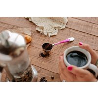 Pink Ombré Kaffeeschaufel Handgewickelter Edelstahl, Elegantes Geschenk von shesacrafty1