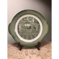 Royal Colomonial Homeset Grün Kuchenplatte Kuchenteller Servierplatte Dessertteller Euc von shezashowgirl