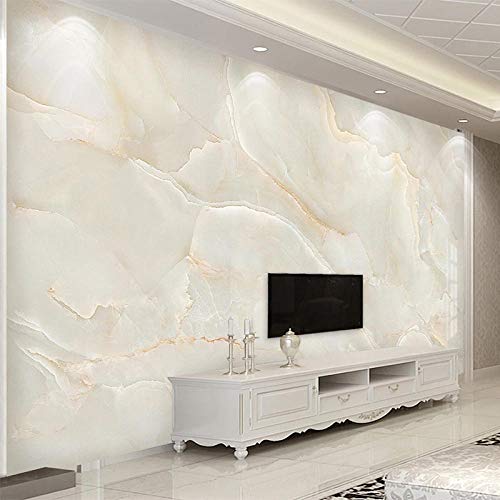 Benutzerdefinierte 3D Fototapete Tapete Beige Marmor Muster Papier Peint Moderne Wohnzimmer Sofa TV Hintergrund Tapeten Wohnkultur-430 * 300cm von shiliwang