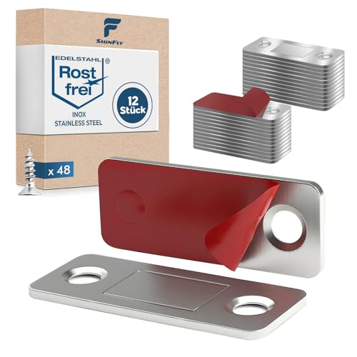 shinfly Türmagnet, Magnete für Schranktüren 12 Stück Ultra Dünn Türmagnete, Magnetschnäpper Schrankmagnete Türmagnet Selbstklebend Schubladen Türschließer für Küchenschränke, Schubladen shinfly Türmagnet, Magnete für Schranktüren 12 Stück Ultra Dünn Türmagnete, Magnetschnäpper Schrankmagnete Türmagnet Selbstklebend Schubladen Türschließer für Küchenschränke, Schubladen von shinfly