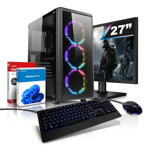 shinobee High End Gaming PC Intel Core i9 11900F 16 Threads 5.20GHz - GeForce RTX4060 8 GB - 32 GB 3000 MHz DDR4-1 TB M.2 SSD - Windows 11-27-TFT - WLAN - Gamer PC Computer Rechner - 7667 shinobee High End Gaming PC Intel Core i9 11900F 16 Threads 5.20GHz - GeForce RTX4060 8 GB - 32 GB 3000 MHz DDR4-1 TB M.2 SSD - Windows 11-27-TFT - WLAN - Gamer PC Computer Rechner - 7667 von shinobee