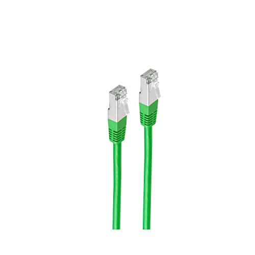 cat.5e Patchkabel Ethernet LAN geschirmt Gigabit Netzwerkabel RJ45 F/UTP Patch Kabel Twisted Pair, 2 x RJ45 Stecker für Patchfelder, Patchpanel, Router, Modem DSL sowie andere Geräte mit RJ45 Anschluß von shiverpeaks