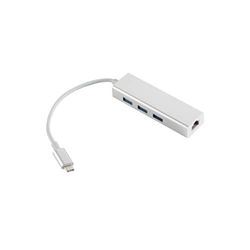 shiverpeaks Adapter, USB 3.1 C/ RJ45 Ethernet + 3X USB Buchse von shiverpeaks