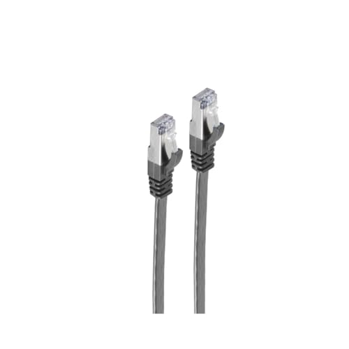 Shiverpeaks RJ45 Flachkabel m. CAT 7 Rohkabel slim sw 3m von shiverpeaks