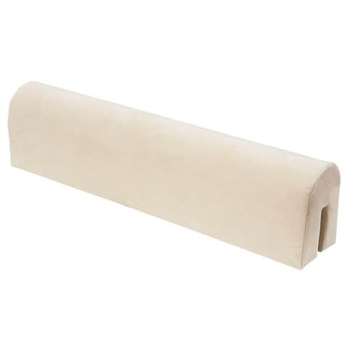 shivler Bettkantenschutz für Kinderbetten Kissen für bettumrandung Rausfallschutz Abdeckung Kantenschutz für Babybett (Beige, 50cm) von shivler