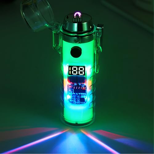 Rauchfreier Zigarettenanzünder mit LED-Blinklicht, Mini-Tragbarer Elektrischer Zigarettenanzünder für Herren und Damen Rauchfreier Zigarettenanzünder mit LED-Blinklicht, Mini-Tragbarer Elektrischer Zigarettenanzünder für Herren und Damen von shixuanzhi
