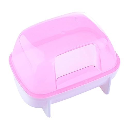 shizuku Hamster-Sandkasten | Hamster Badesand Badebox - Abnehmbare Sandbadbehälter-Badebox, stabile Badewannentoilette für Zwerghamster von shizuku