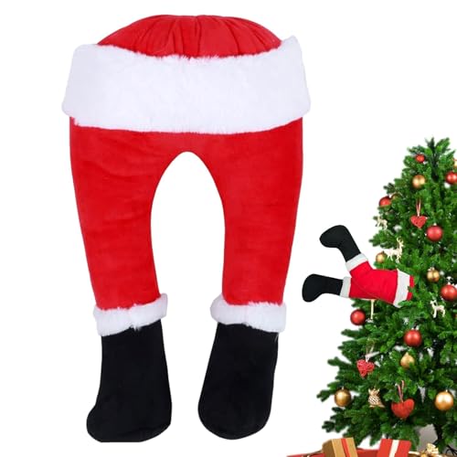 Animierte Weihnachtsmann-Beine-Dekoration | Weihnachtsmannbeine Weihnachtsbaumdekoration | Die Beine des Weihnachtsmanns im Innenbereich stecken im Baum fest | Weihnachtsmann-Beine, Weihnachtsornament Animierte Weihnachtsmann-Beine-Dekoration | Weihnachtsmannbeine Weihnachtsbaumdekoration | Die Beine des Weihnachtsmanns im Innenbereich stecken im Baum fest | Weihnachtsmann-Beine, Weihnachtsornament von shjxi