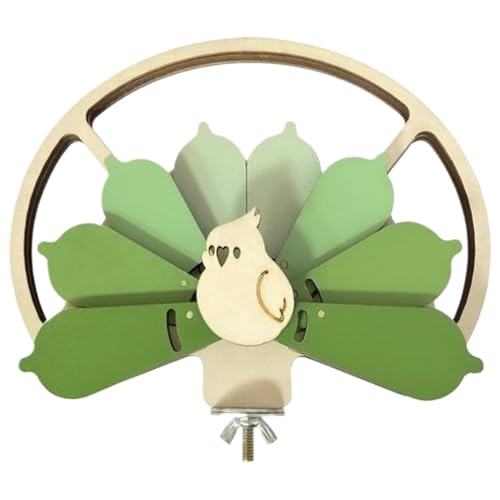 Bird Foraging Toy, Interactive Parrot Training Game, Enrichment Cage Puzzle, Responsive Mentally Stimulating Feeder, for Conure Cockatiel Lovebird Parakeet Parrotlet Small Birds 5.98x7.87 Inches von shjxi