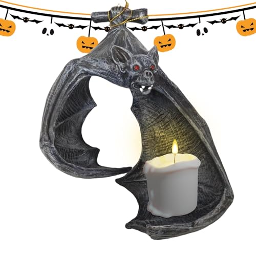 Fledermaus Kerzenhalter | Halloween Deko | Kerzenhalter | Gothic Fledermaus Kerzenhalter | Dekorativer Fledermaus Kerzenständer für Halloween, Perfekt für Halloween Feiern Fledermaus Kerzenhalter | Halloween Deko | Kerzenhalter | Gothic Fledermaus Kerzenhalter | Dekorativer Fledermaus Kerzenständer für Halloween, Perfekt für Halloween Feiern von shjxi