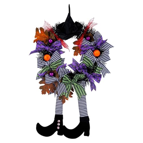 Halloween-, Hexenkranz, Hexenkranz, Türkranz, Dekoration, Hexenbein-Girlande, lustiger, gruselige Wanddekoration, Halloween-Partyzubehör Halloween-, Hexenkranz, Hexenkranz, Türkranz, Dekoration, Hexenbein-Girlande, lustiger, gruselige Wanddekoration, Halloween-Partyzubehör von shjxi